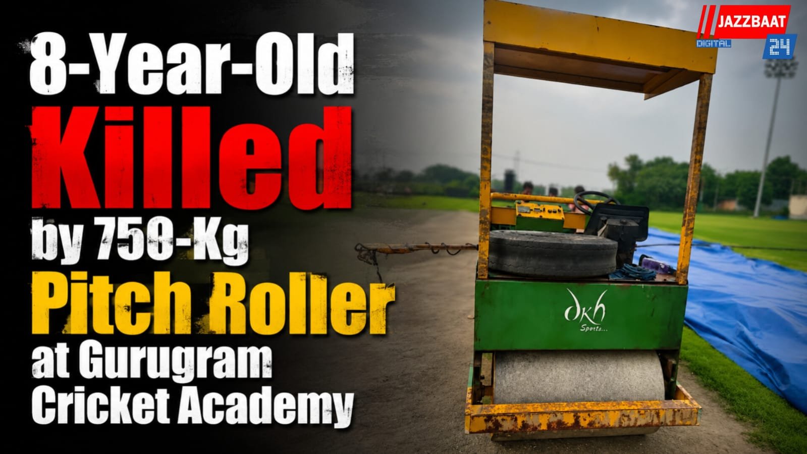 8-Year-Old Killed by 750-Kg Pitch Roller at Gurugram Cricket Academy