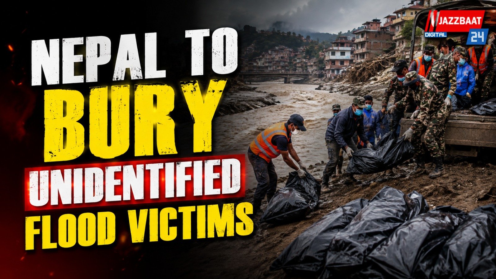 Nepal To Bury Unidentified Flood Victims