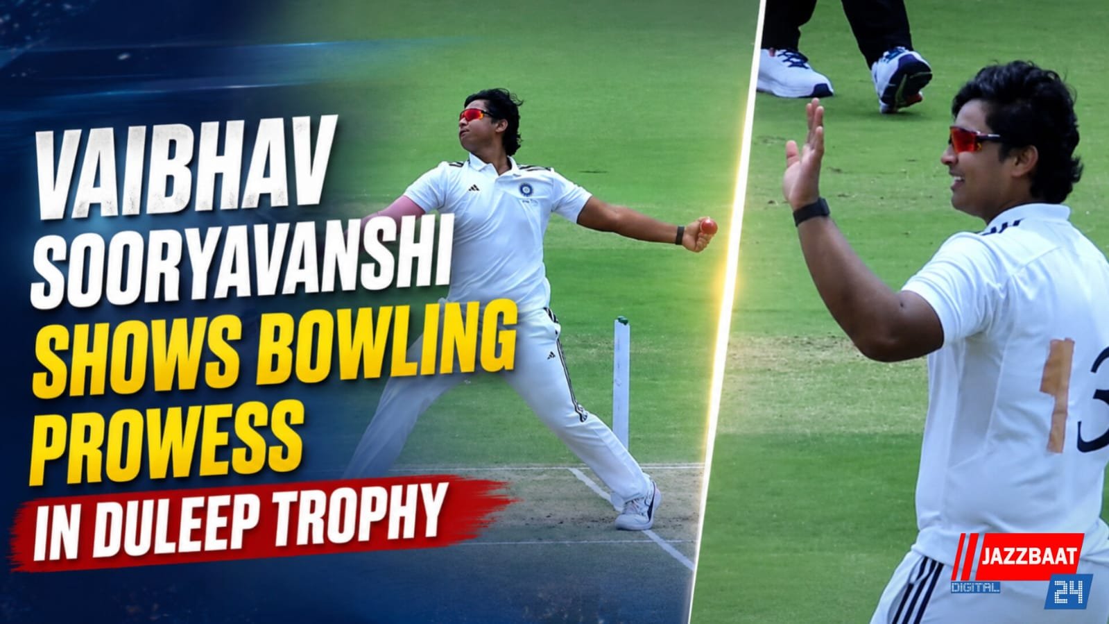 Vaibhav Sooryavanshi Shows Bowling Prowess in Duleep Trophy
