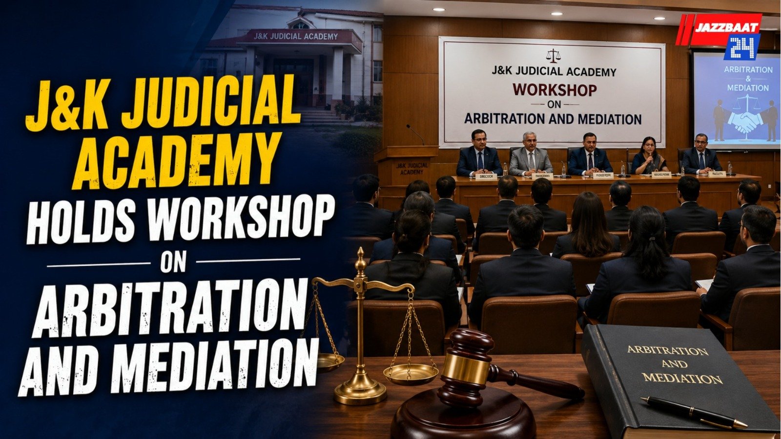 J&K Judicial Academy Holds Workshop on Arbitration and Mediation