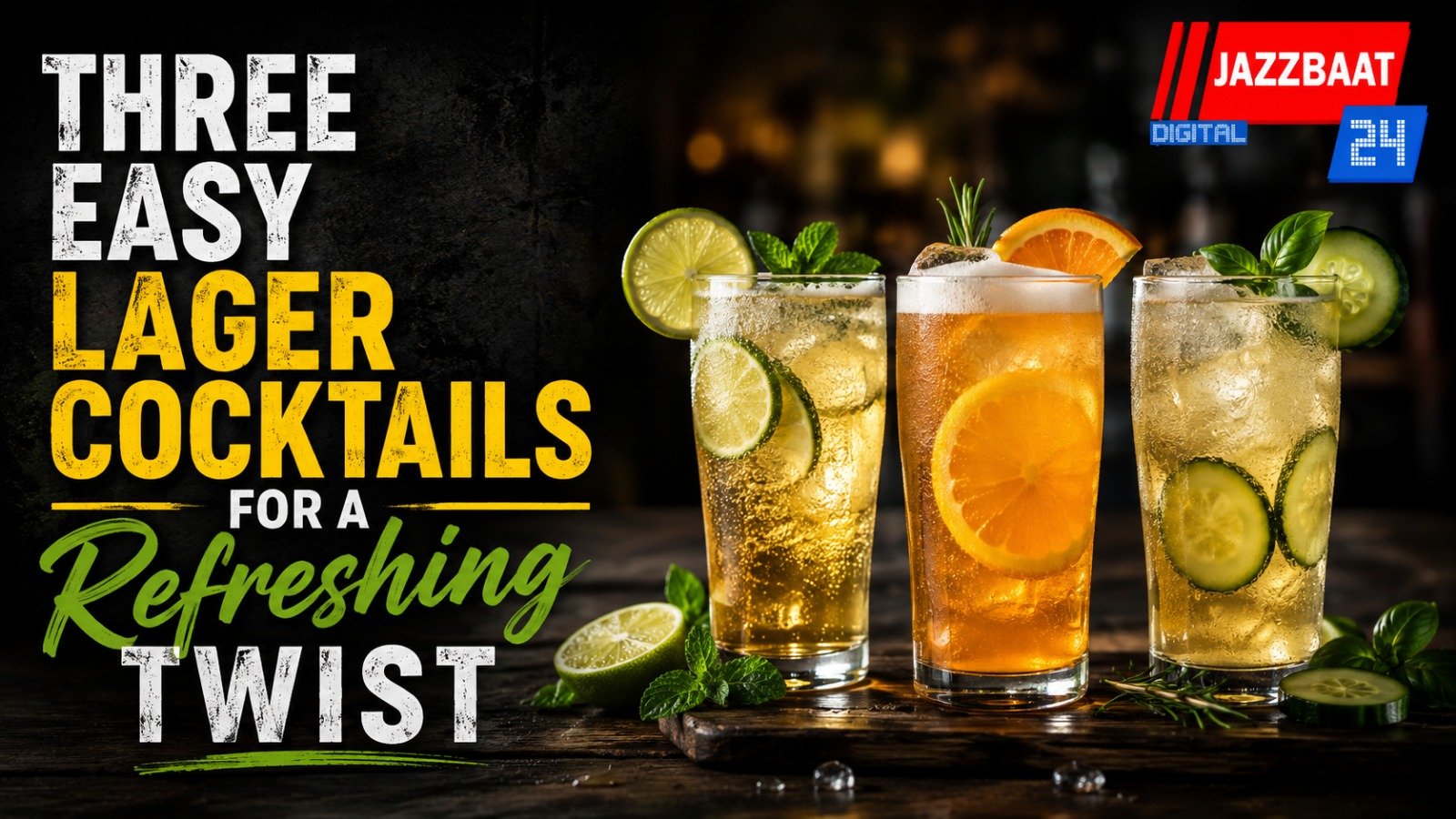 Three Easy Lager Cocktails for a Refreshing Twist