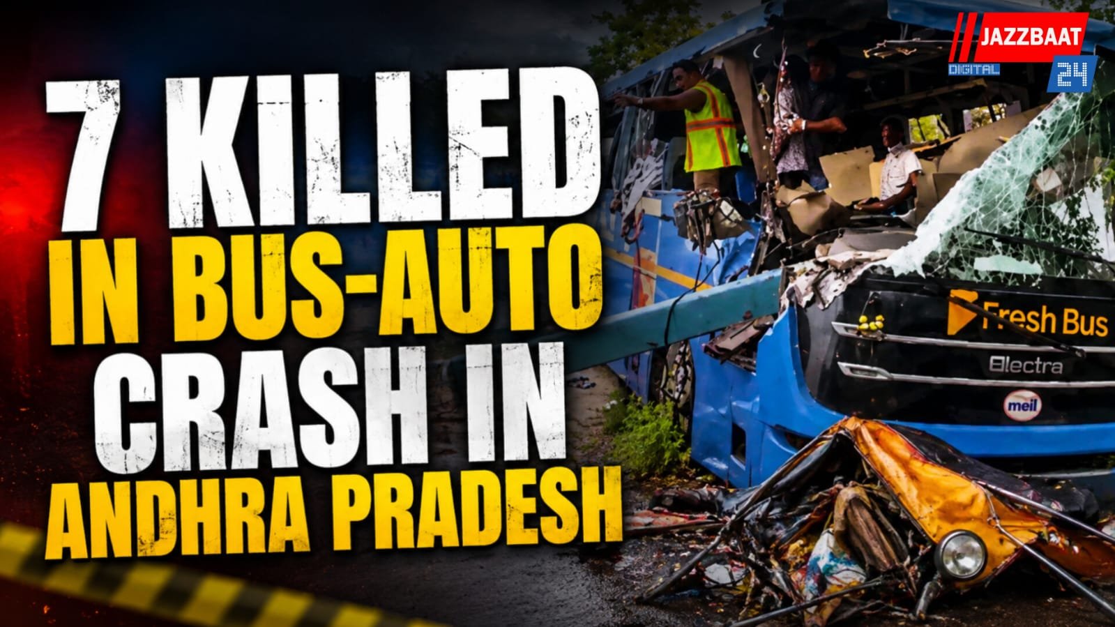 7 Killed in Bus-Auto Crash in Andhra Pradesh