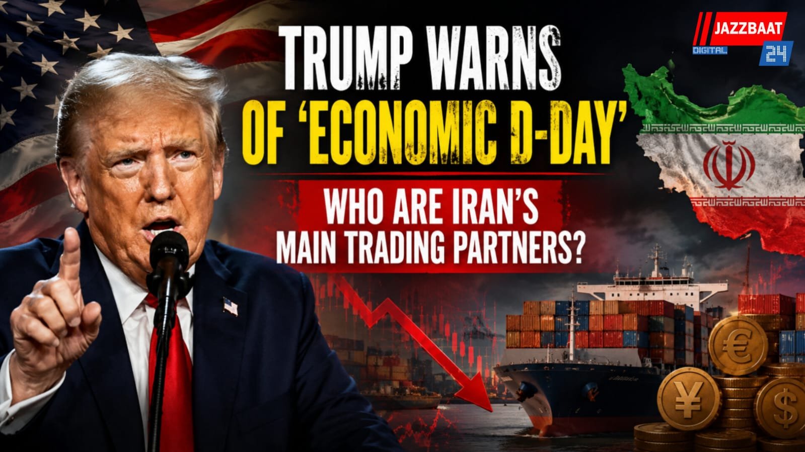 Trump Warns of ‘Economic D-Day’, Who Are Iran’s Main Trading Partners?