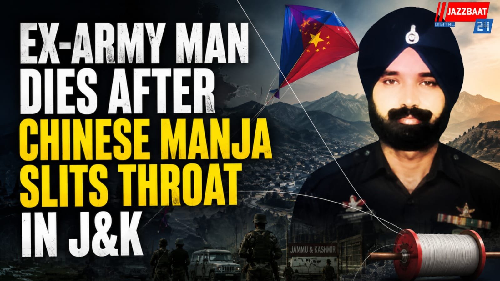 Ex-Army Man Dies After Chinese Manja Slits Throat in J&K