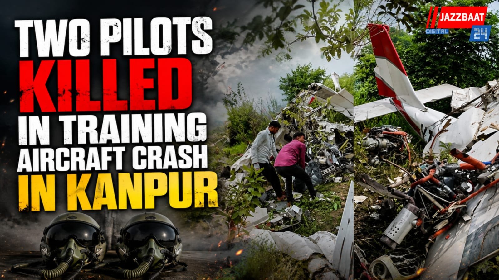 Two Pilots Killed in Training Aircraft Crash in Kanpur