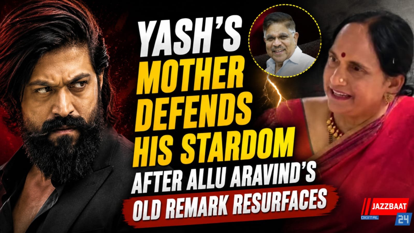 Yash’s Mother Defends His Stardom After Allu Aravind’s Old Remark Resurfaces