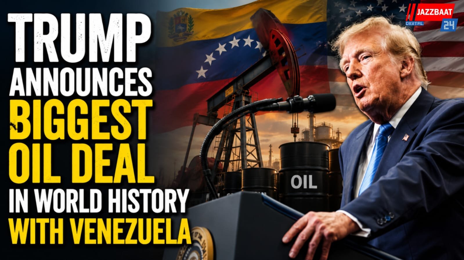 Trump Announces Biggest Oil Deal in World History With Venezuela