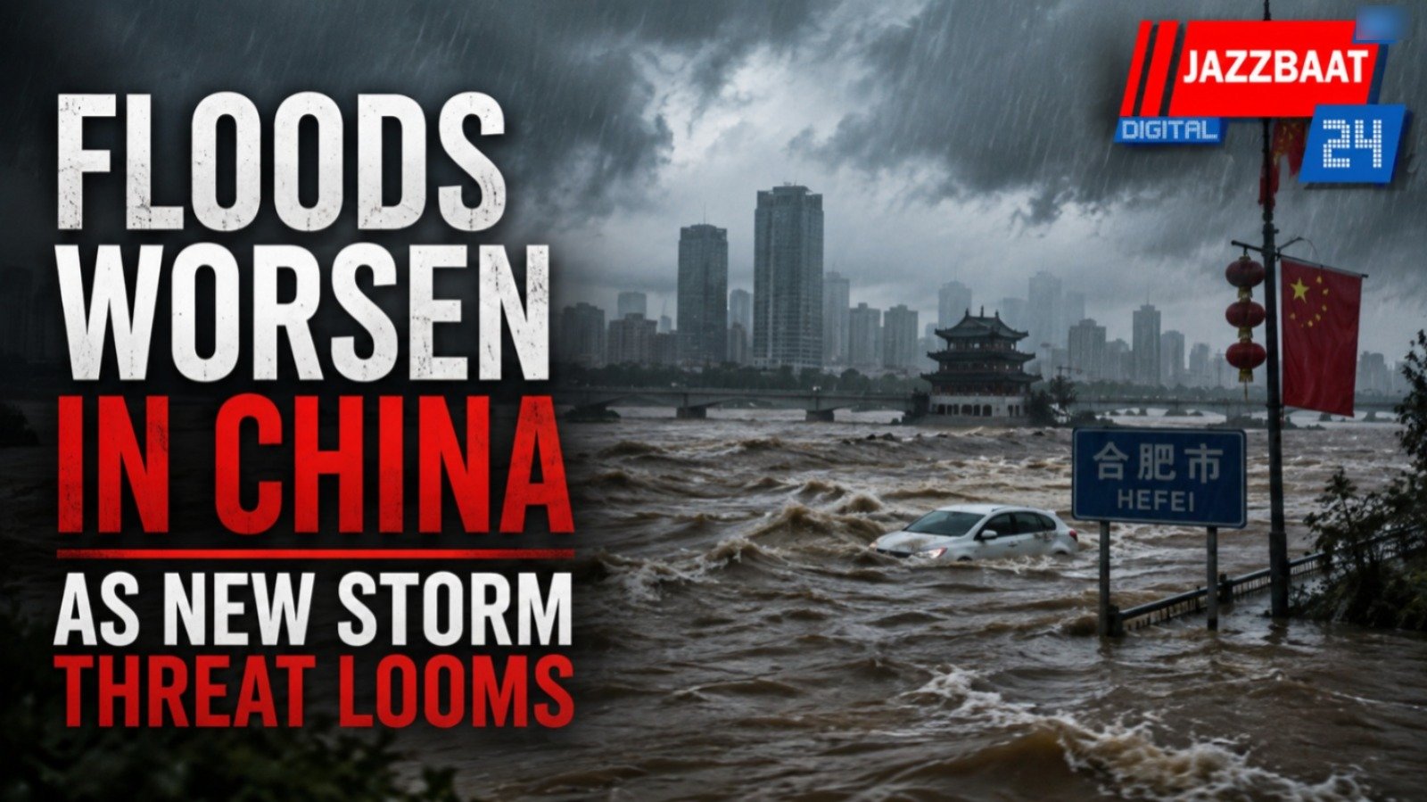 Floods Worsen in China as New Storm Threat Looms
