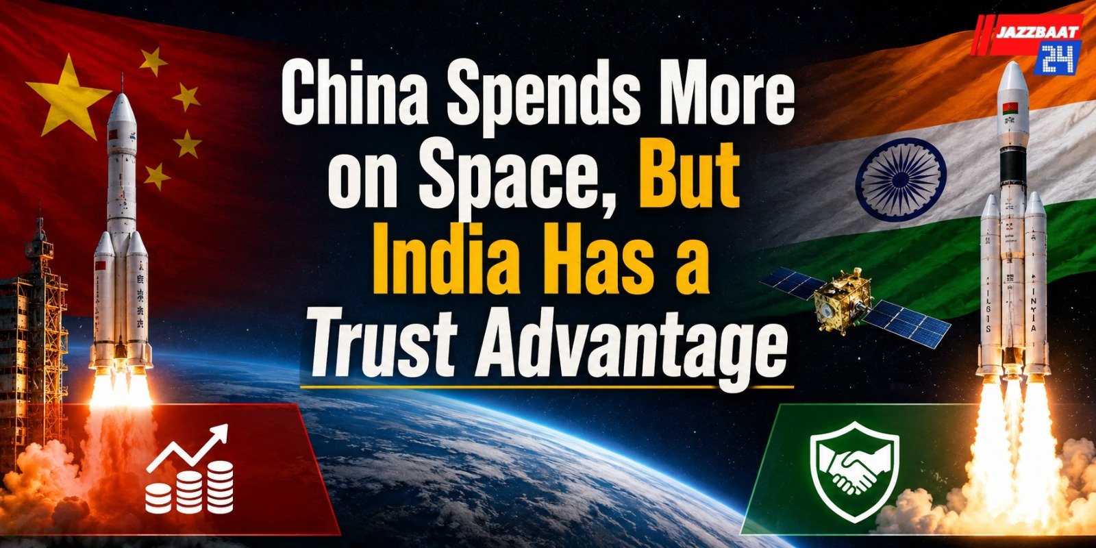 China Spends More on Space, But India Has a Trust Advantage