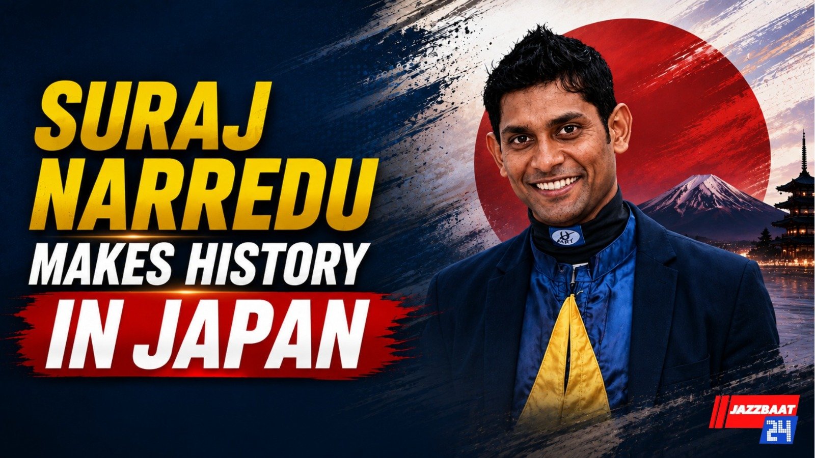 Suraj Narredu makes history in Japan