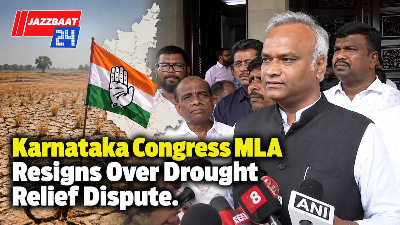 Karnataka Congress MLA Resigns Over Drought Relief Dispute