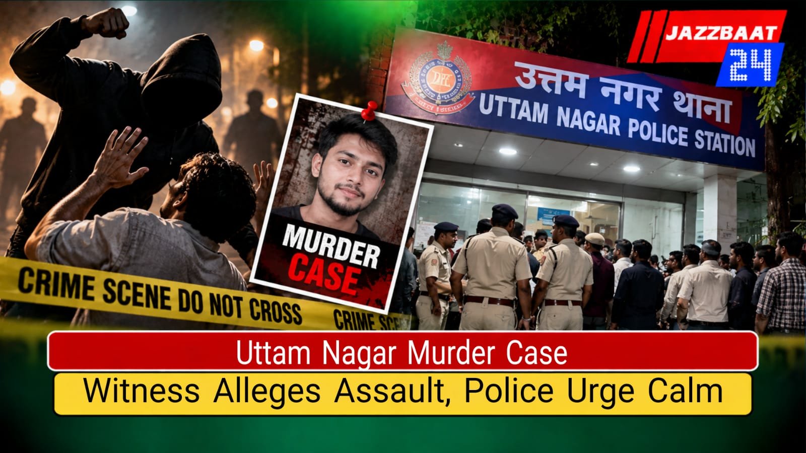 Uttam Nagar Murder Case: Witness Alleges Assault, Police Urge Calm