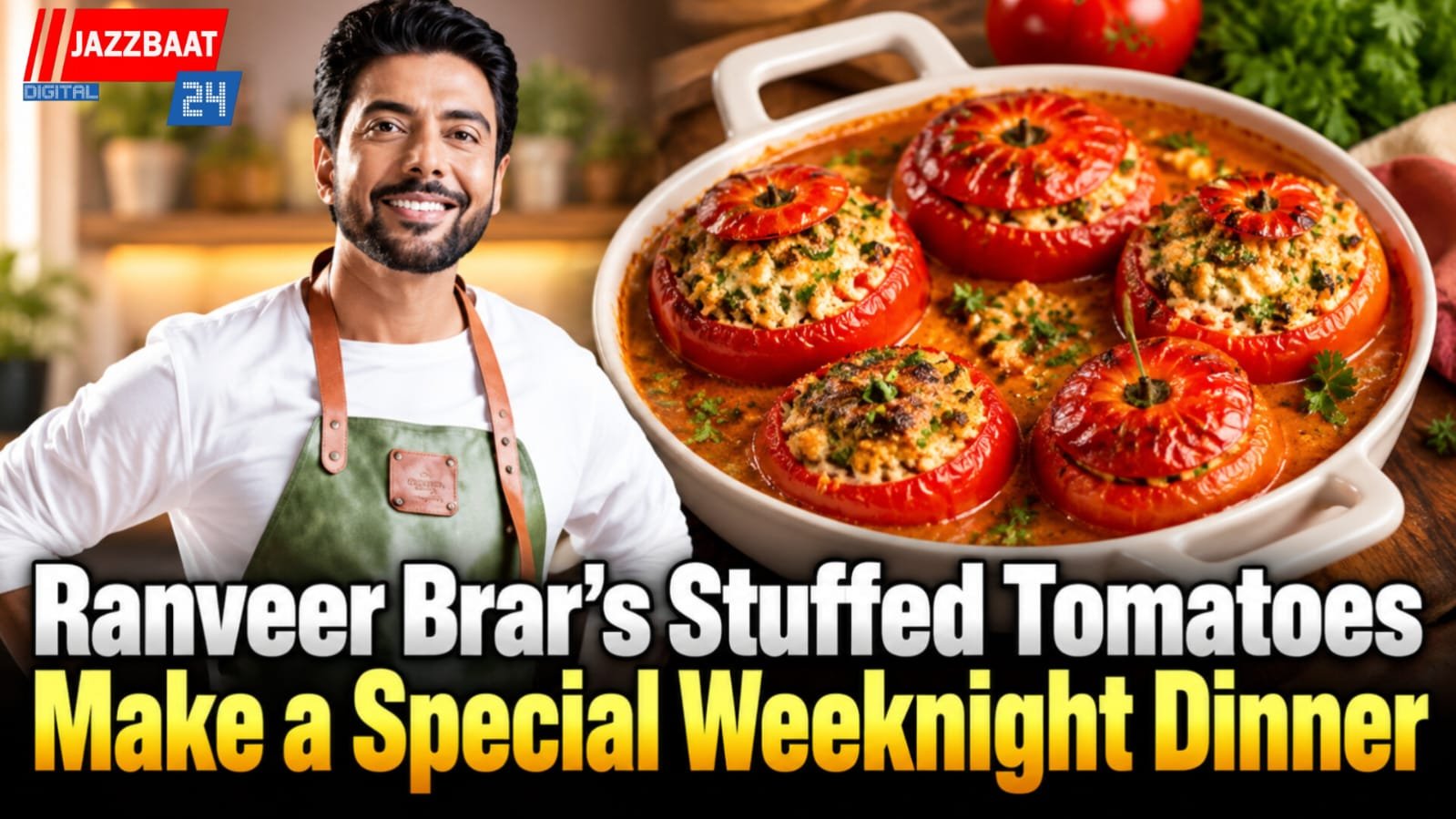 Ranveer Brar’s Stuffed Tomatoes Make a Special Weeknight Dinner