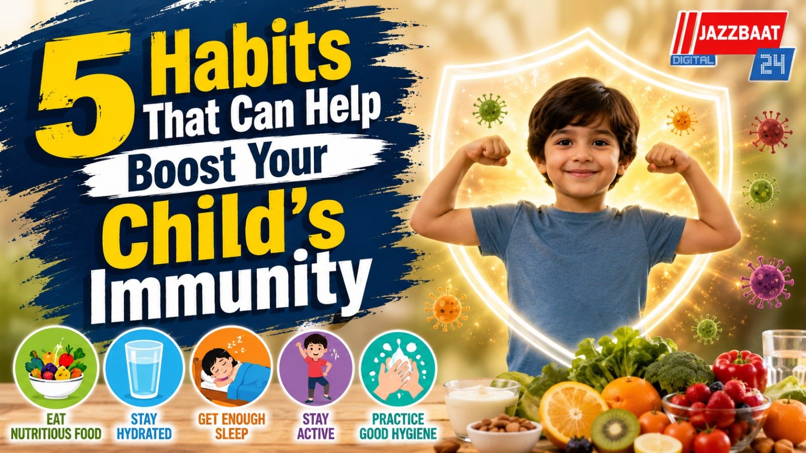 5 Habits That Can Help Boost Your Child’s Immunity