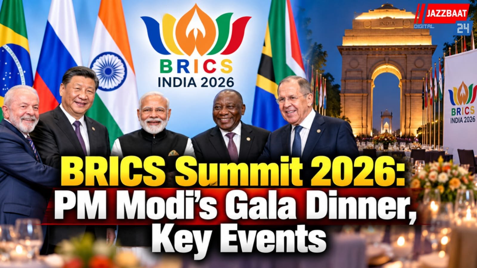 BRICS Summit 2026: PM Modi’s Gala Dinner, Key Events