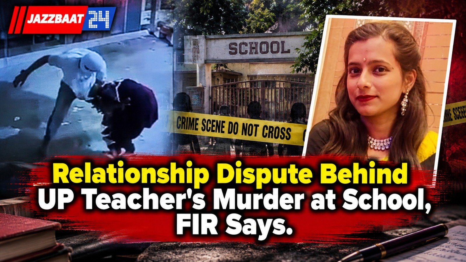 Relationship Dispute Behind UP Teacher’s Murder at School, FIR Says