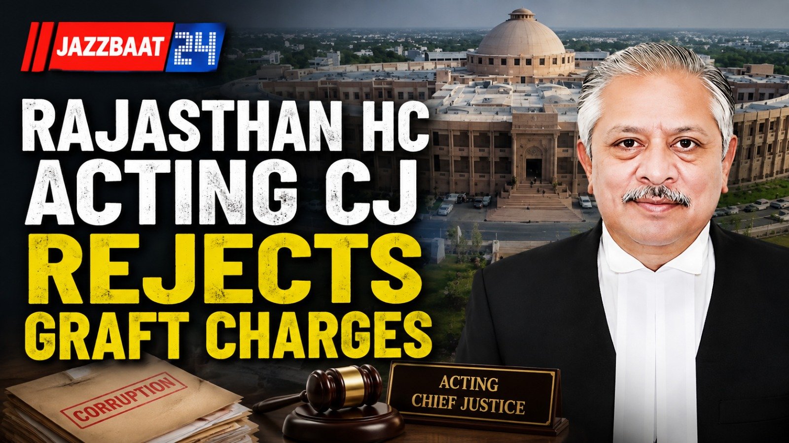 Rajasthan HC Acting CJ Rejects Graft Charges