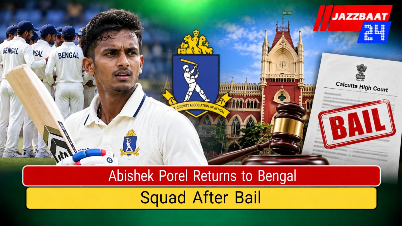 Abishek Porel Returns to Bengal Squad After Bail
