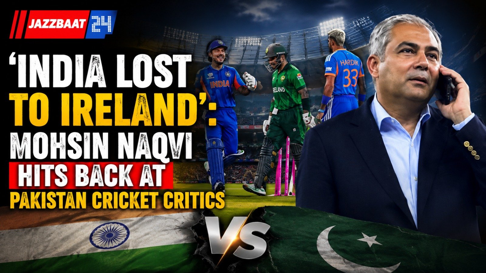 ‘India Lost to Ireland’: Mohsin Naqvi Hits Back at Pakistan Cricket Critics