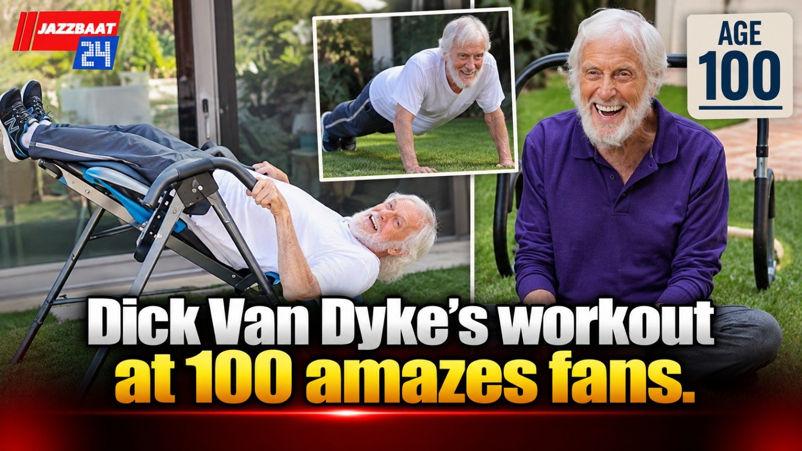 Dick Van Dyke’s workout at 100 amazes fans