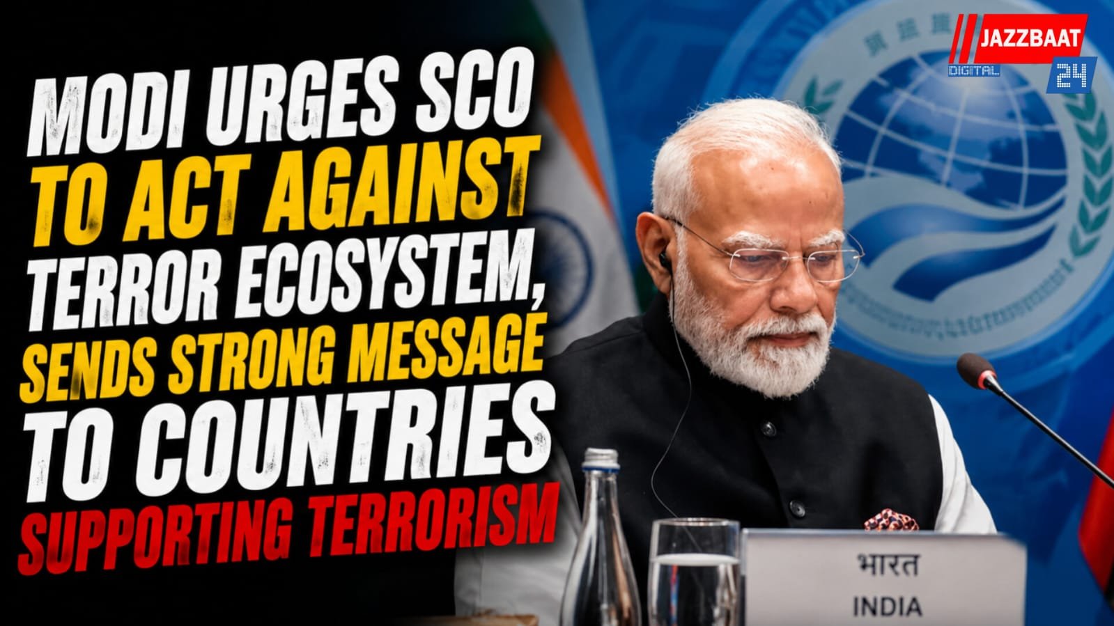 Modi urges SCO to act against terror ecosystem, sends strong message to countries supporting terrorism