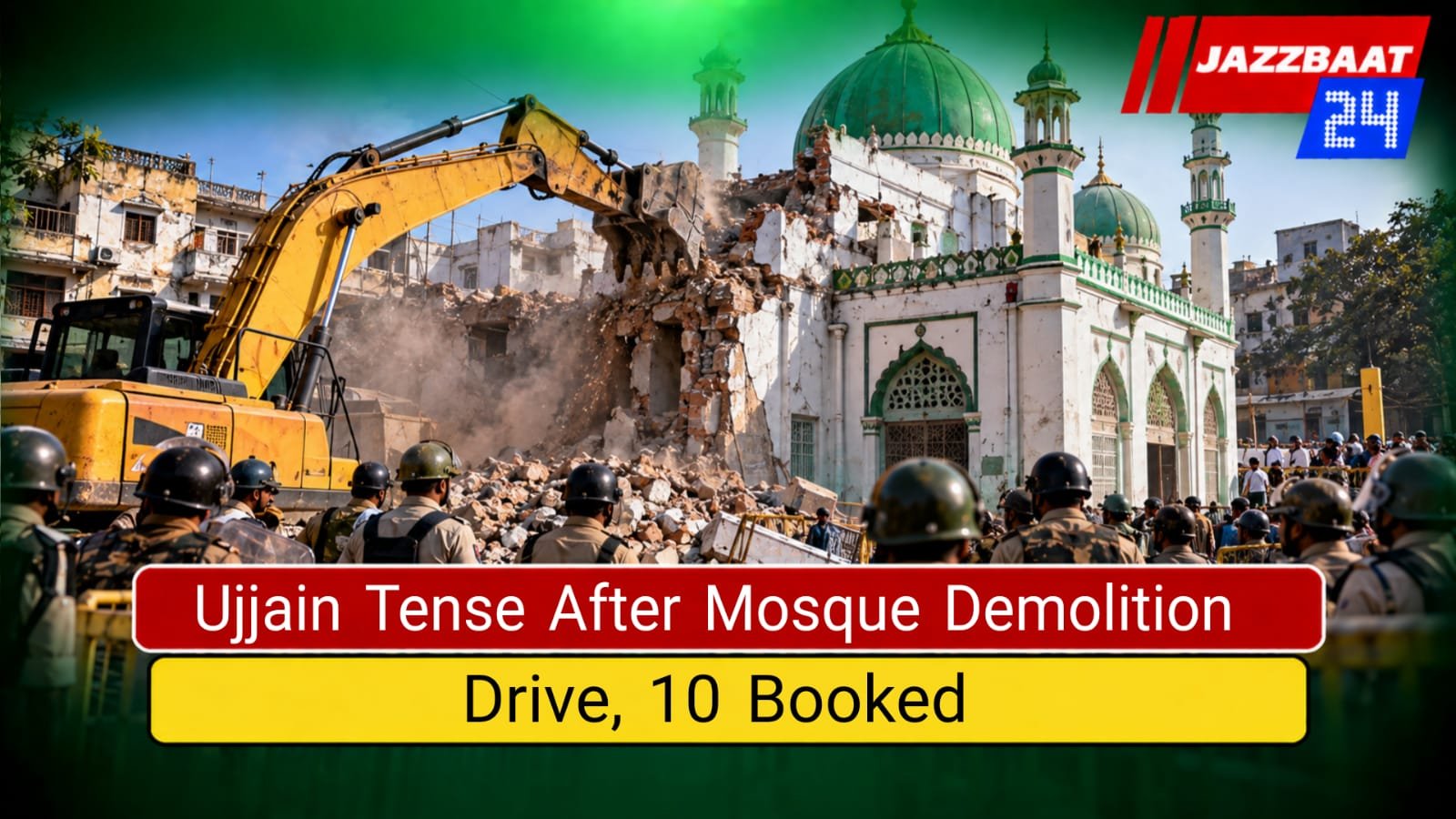 Ujjain Tense After Mosque Demolition Drive, 10 Booked
