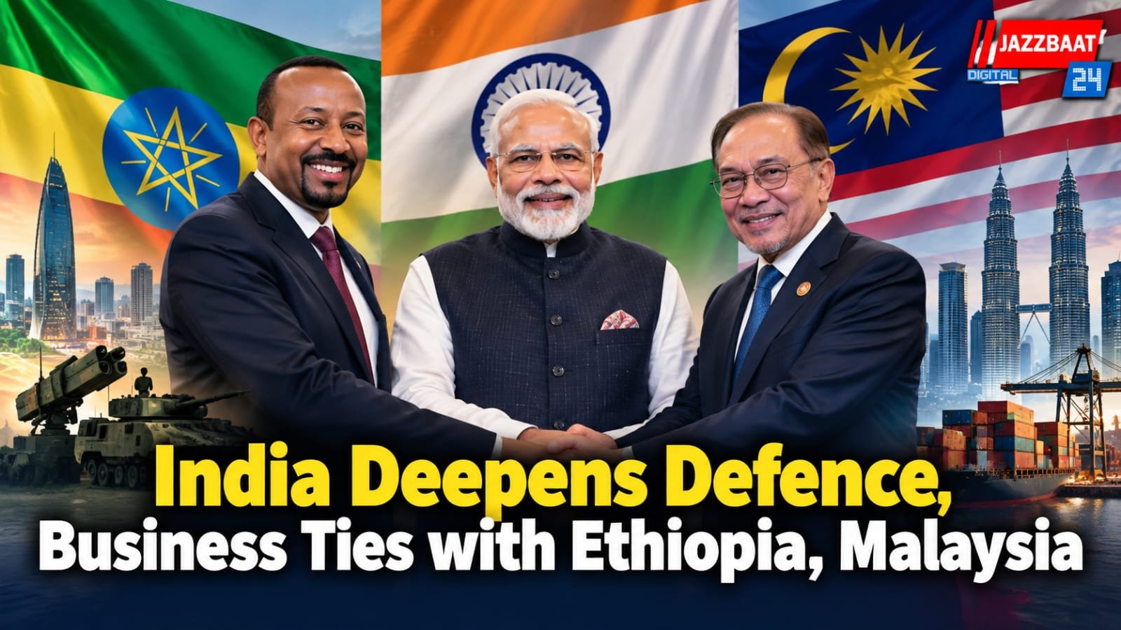 India Deepens Defence, Business Ties with Ethiopia, Malaysia