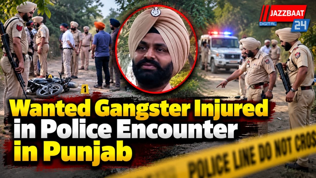 Wanted Gangster Injured in Police Encounter in Punjab