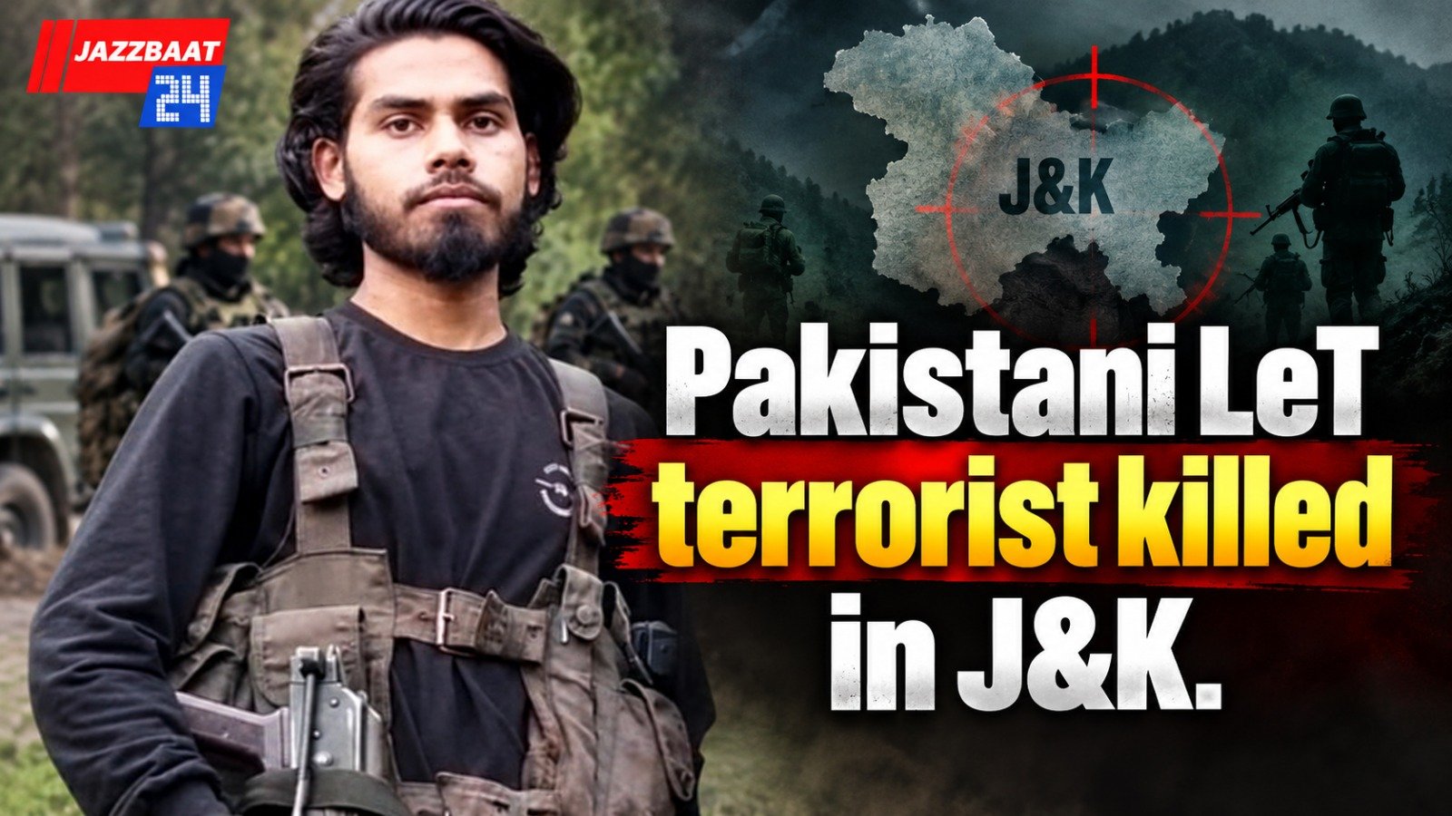 Pakistani LeT terrorist killed in J&K