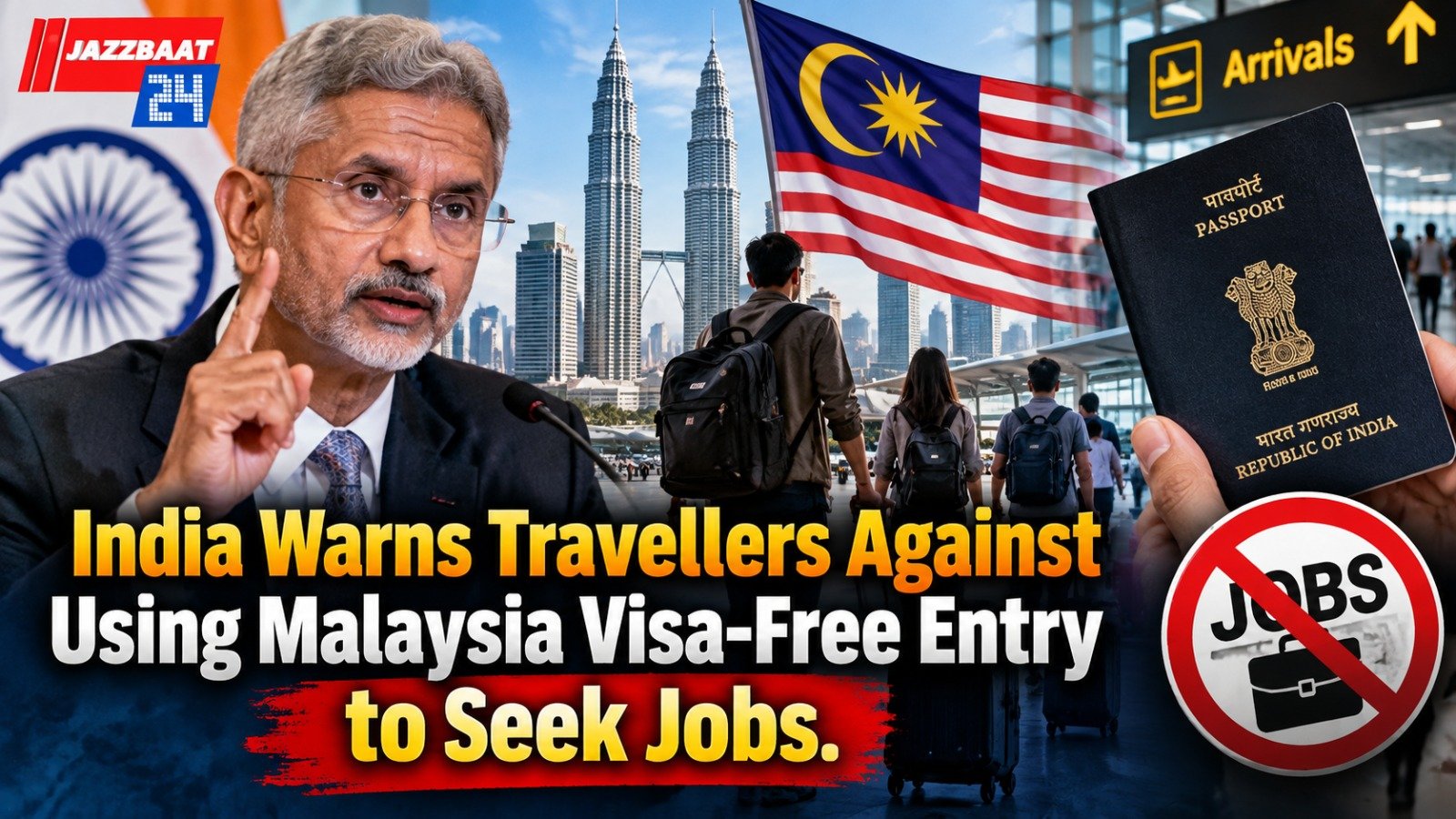 India Warns Travellers Against Using Malaysia Visa-Free Entry to Seek Jobs