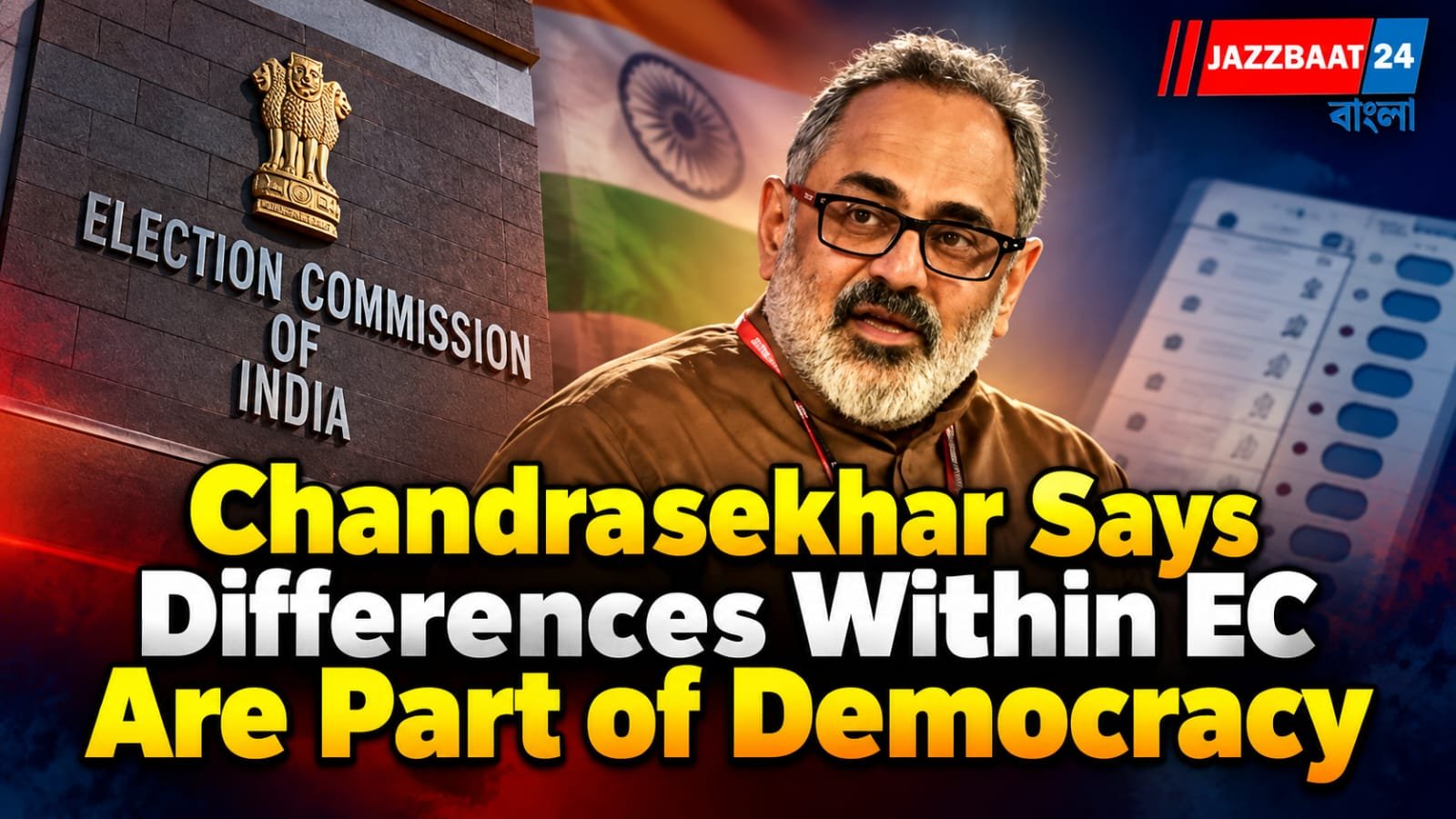 Chandrasekhar Says Differences Within EC Are Part of Democracy