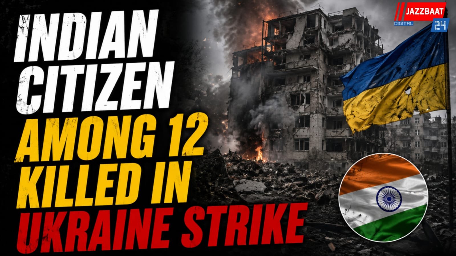 Indian Citizen Among 12 Killed in Ukraine Strike