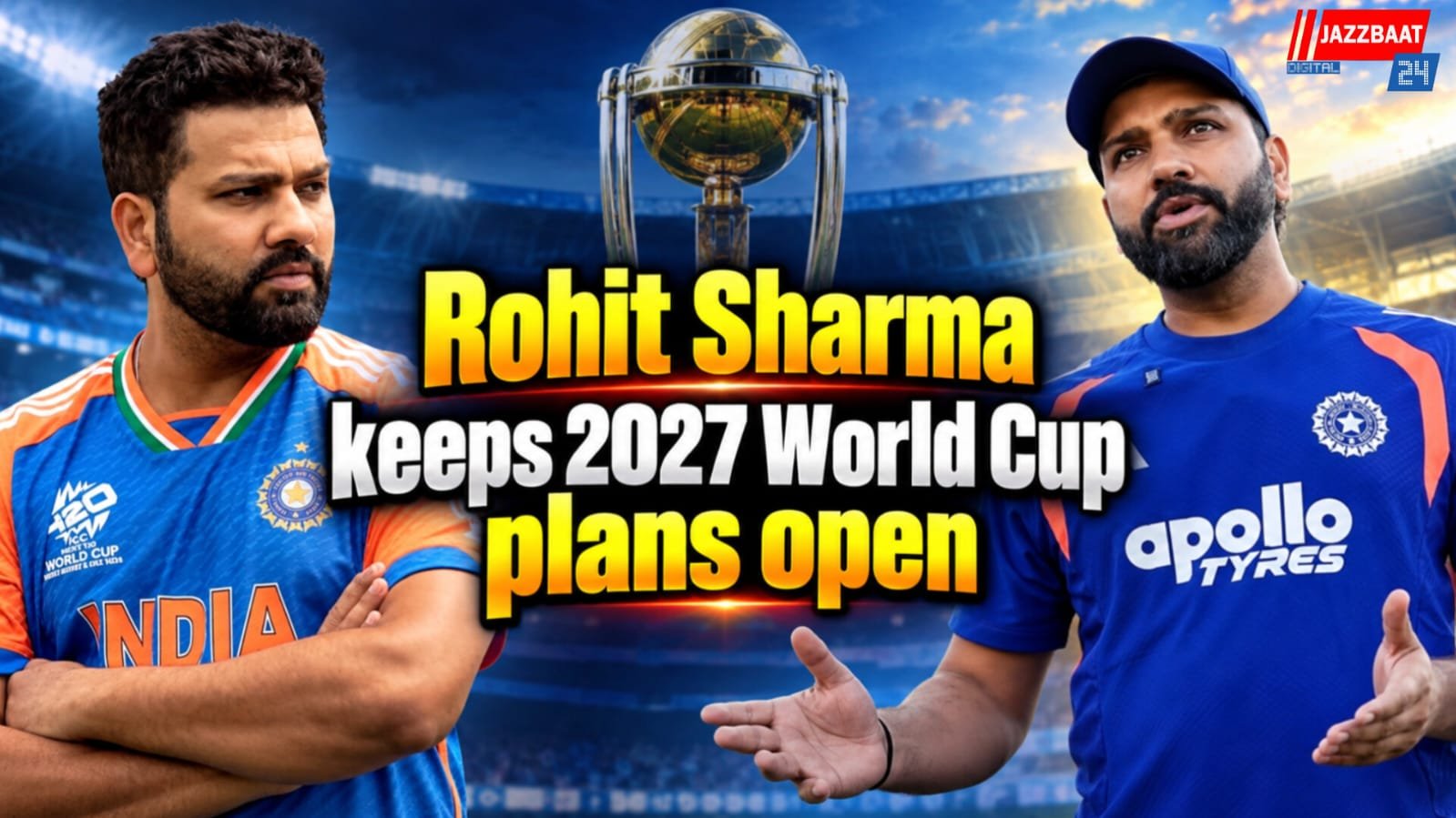 Rohit Sharma keeps 2027 World Cup plans open