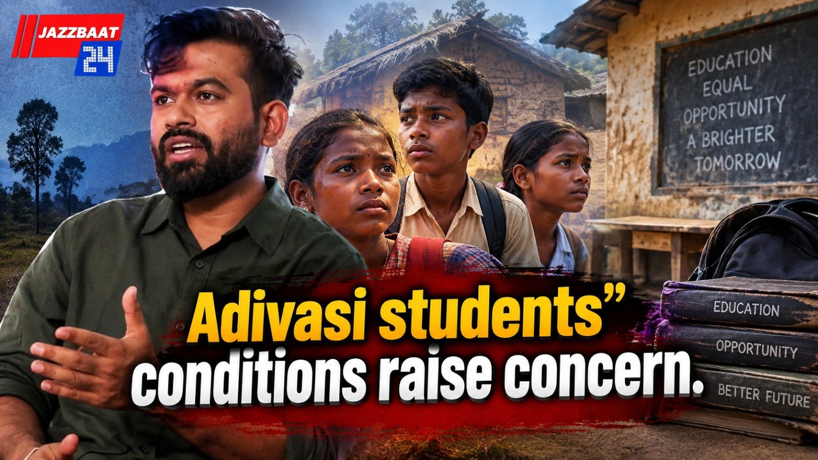 Adivasi students’ conditions raise concern