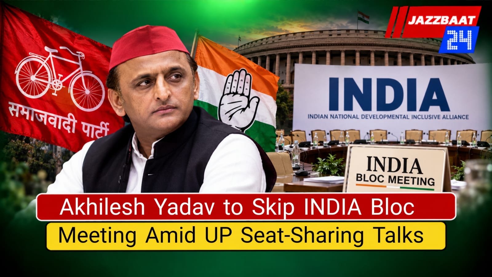 Akhilesh Yadav to Skip INDIA Bloc Meeting Amid UP Seat-Sharing Talks