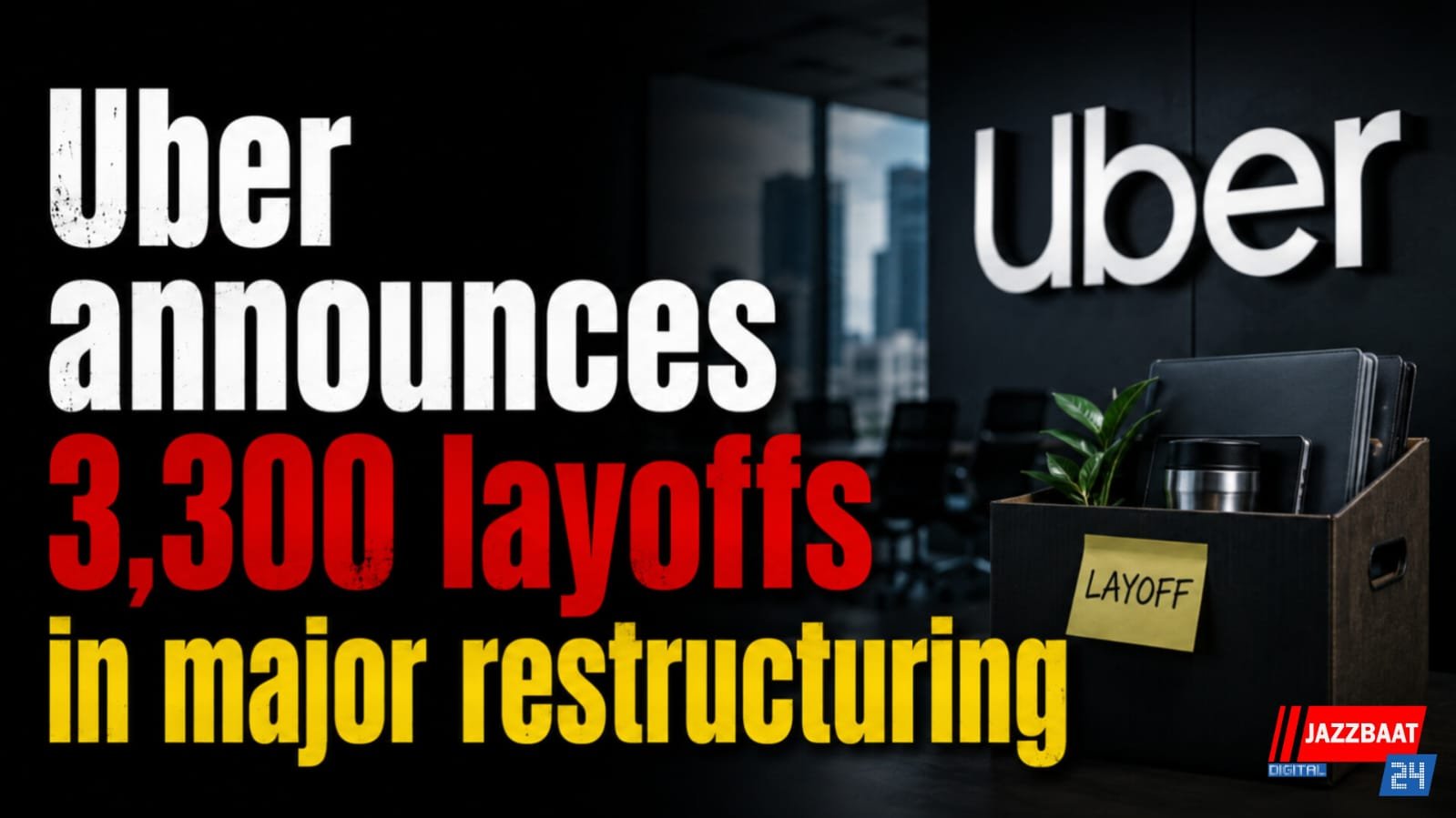 Uber announces 3,300 layoffs in major restructuring