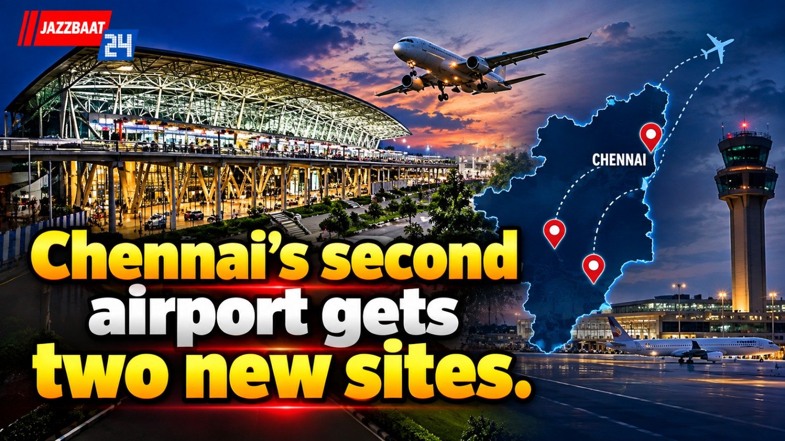 Chennai’s second airport gets two new sites