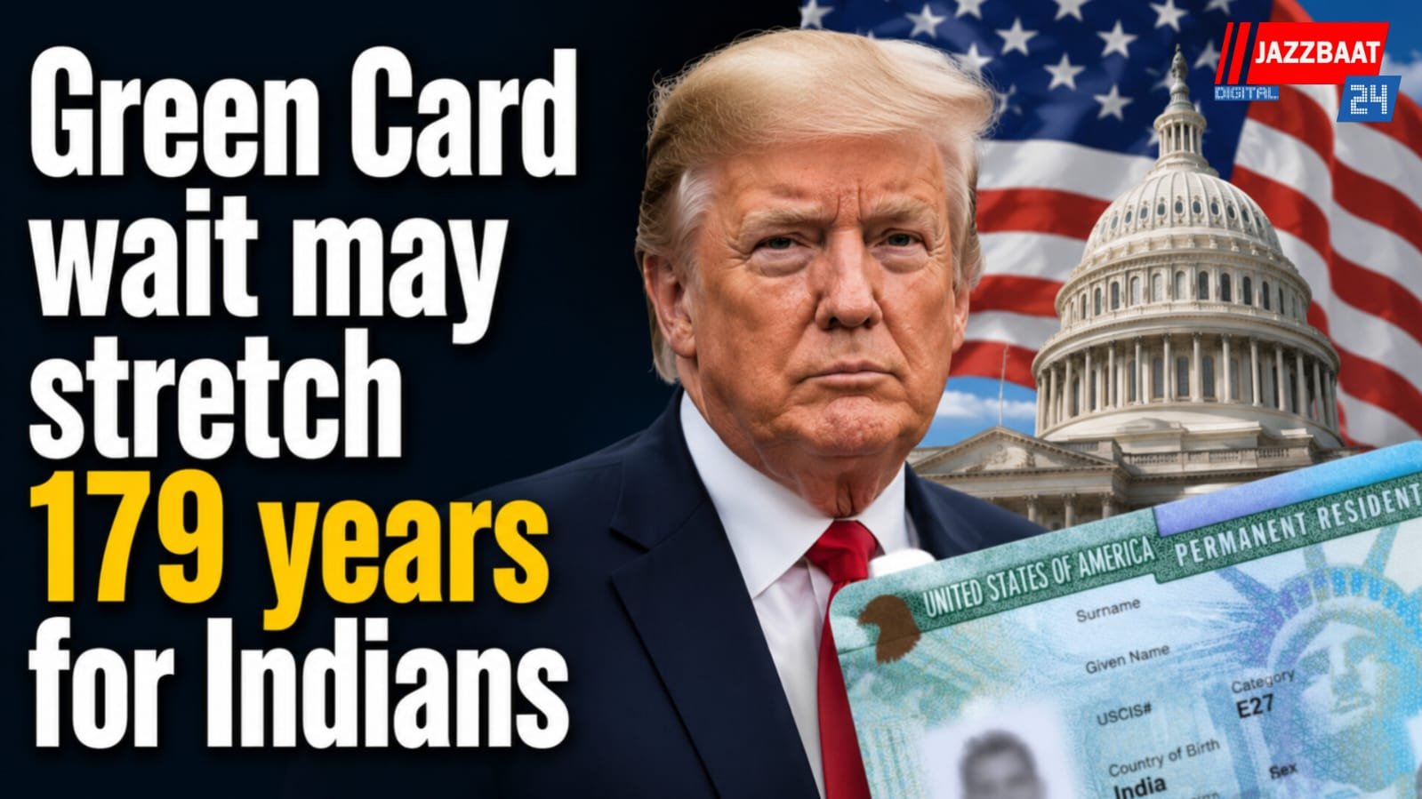 Green Card wait may stretch 179 years for Indians