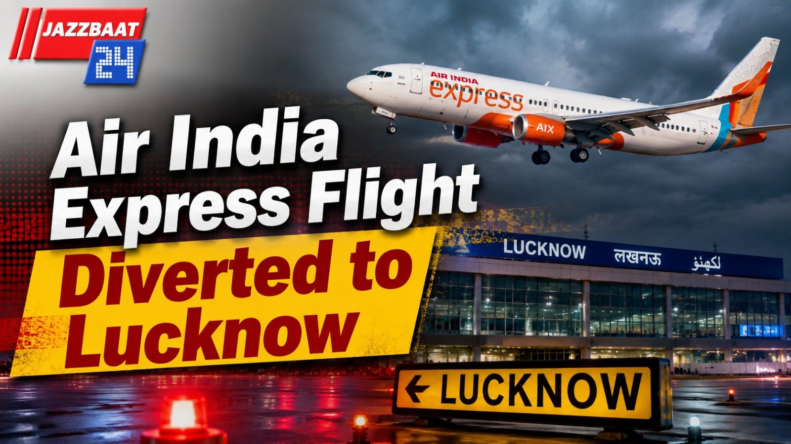 Air India Express Flight Diverted to Lucknow