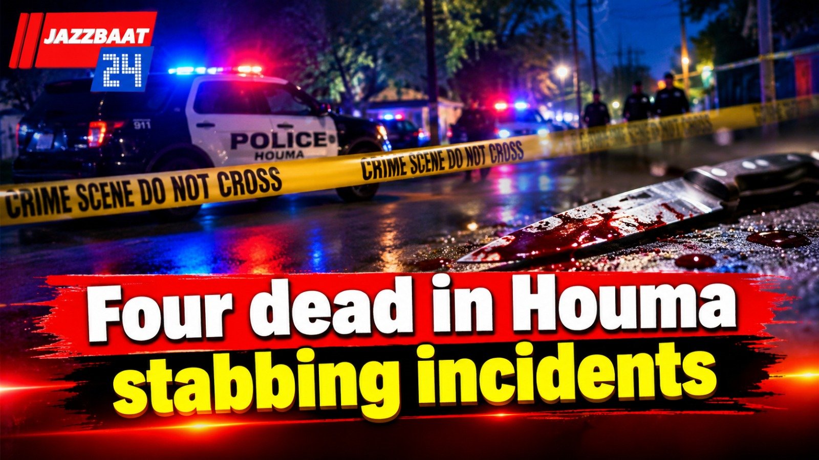 Four dead in Houma stabbing incidents