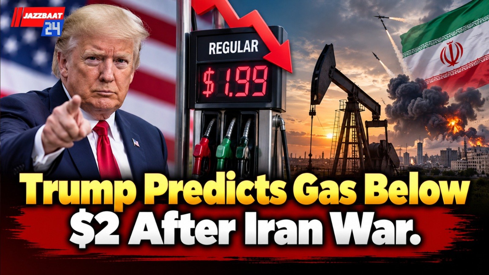 Trump Predicts Gas Below $2 After Iran War