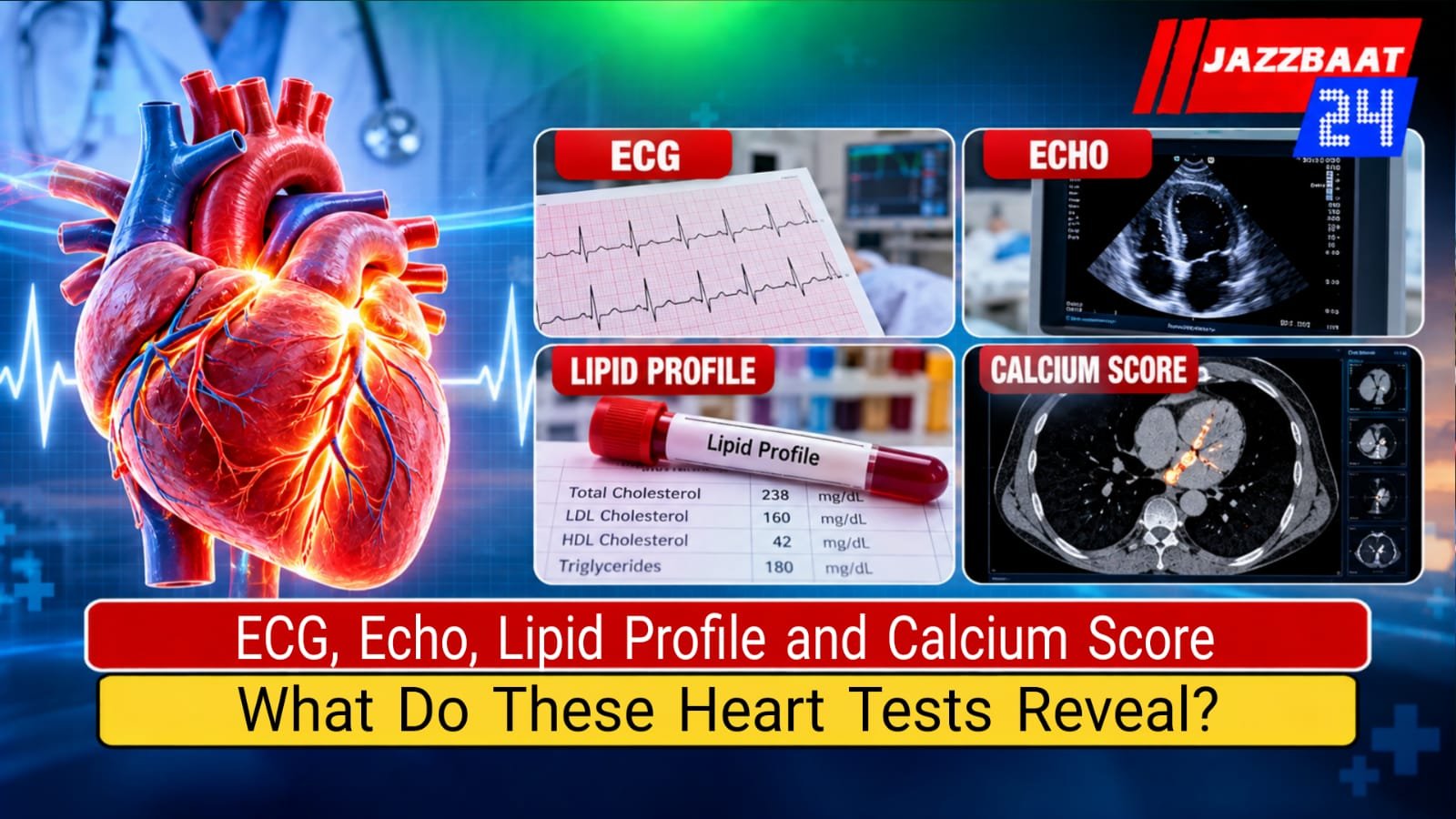 ECG, Echo, Lipid Profile and Calcium Score: What Do These Heart Tests Reveal?