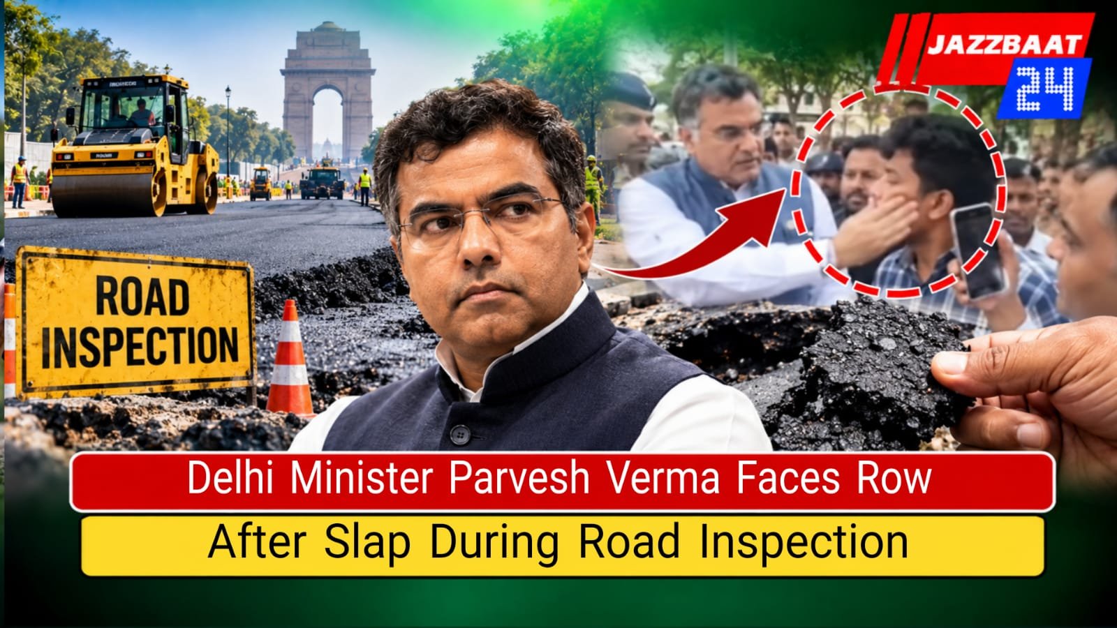 Delhi Minister Parvesh Verma Faces Row After Slap During Road Inspection