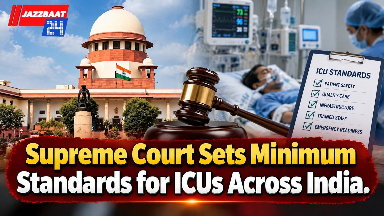 Supreme Court Sets Minimum Standards for ICUs Across India