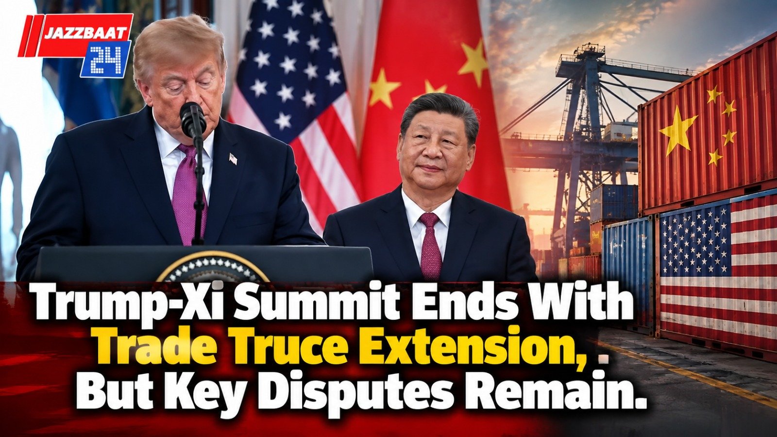 Trump-Xi Summit Ends With Trade Truce Extension, But Key Disputes Remain