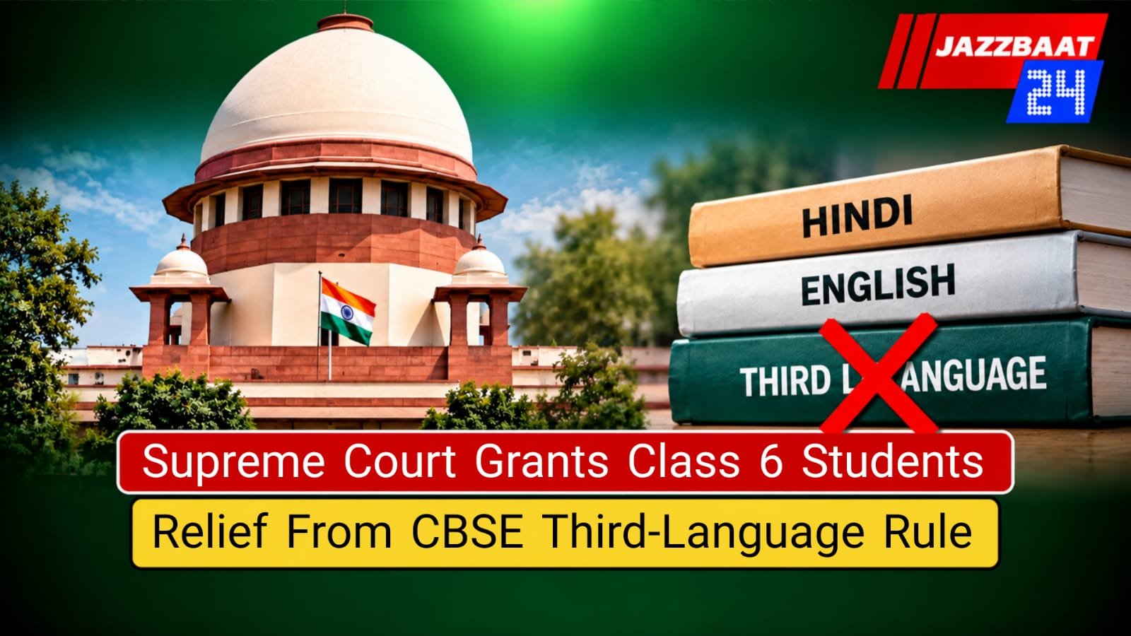Supreme Court Grants Class 6 Students Relief From CBSE Third-Language Rule