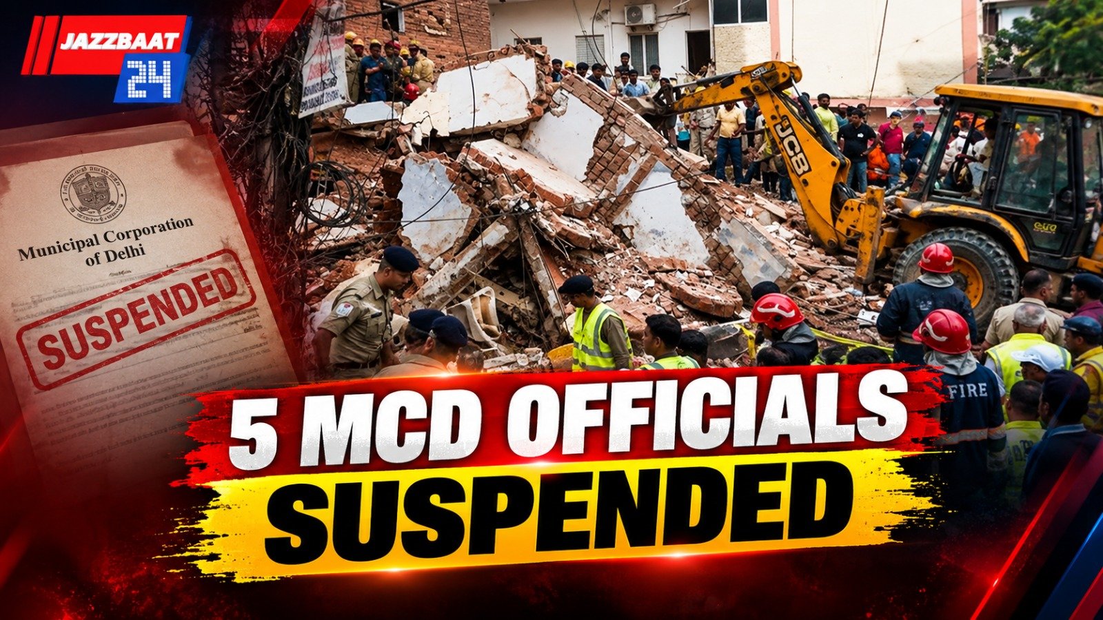 5 MCD Officials Suspended