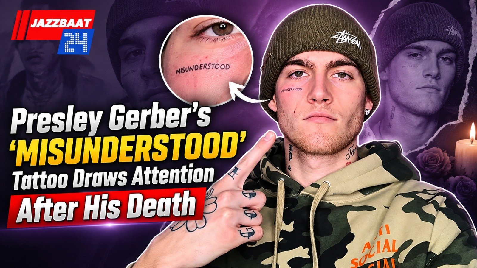 Presley Gerber’s ‘MISUNDERSTOOD’ Tattoo Draws Attention After His Death