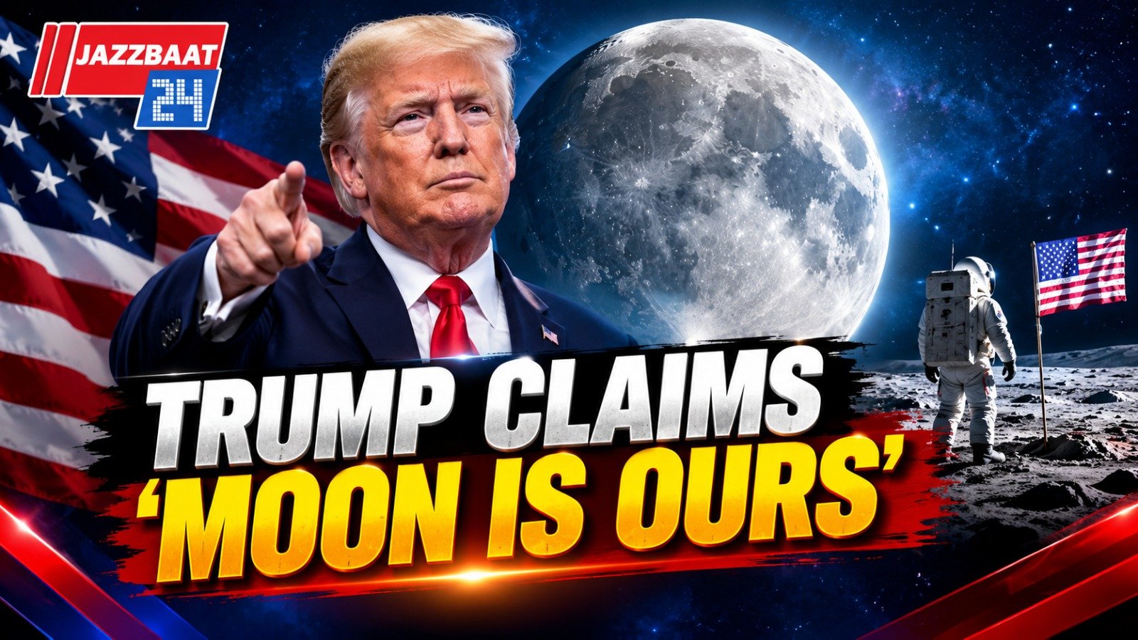 Trump Claims ‘Moon Is Ours’