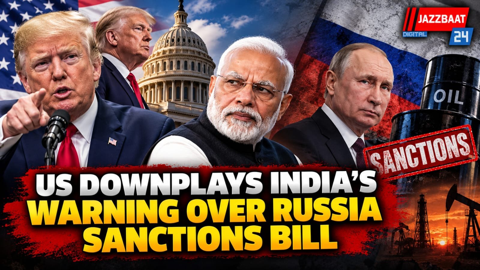 US Downplays India’s Warning Over Russia Sanctions Bill
